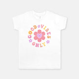 Youth Retro graphic design tee in pastel colors