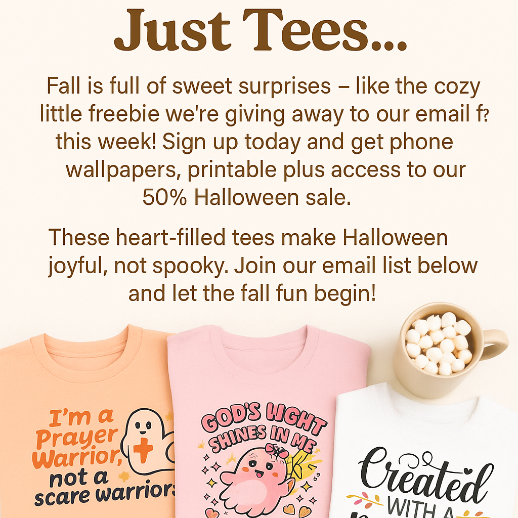 🎃 50% OFF SALE – ALL HALLOWEEN T-SHIRTS 🎃  Now through October 31