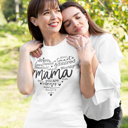 Cute and Cozy Mamma Graphic Design T-Shirt