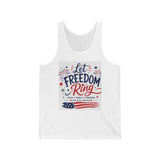 Let Freedom Ring Patriotic Tank Top — 4th of July USA Flag Tank