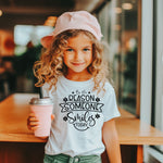 Kids graphic design t-shirt size s, m, l.