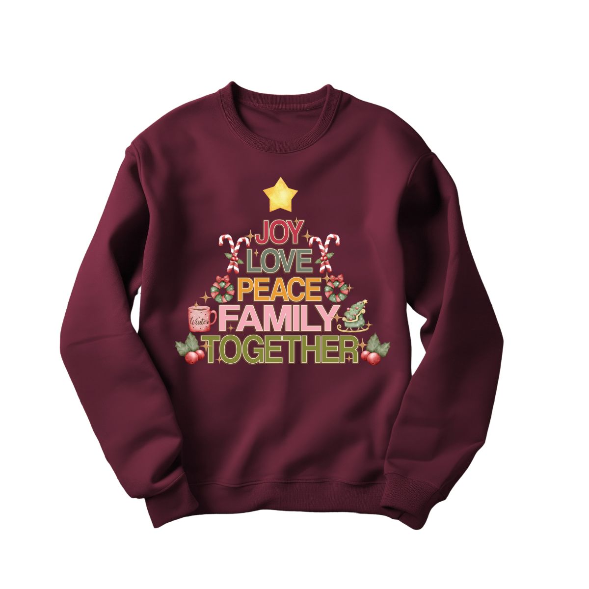 Joy, Love, Peach, Family, Together