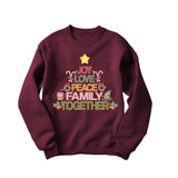 Joy, Love, Peach, Family, Together