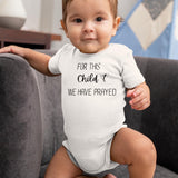 For This Child We Have Prayed Baby bodysuit